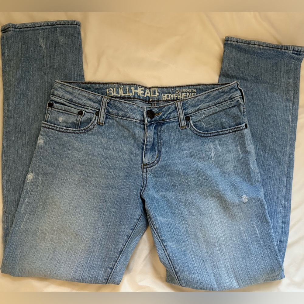 Bullhead Blue Boyfriend Jeans Classic Style